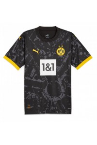 Borussia Dortmund Jalkapallovaatteet Vieraspaita 2023-24 Lyhythihainen
